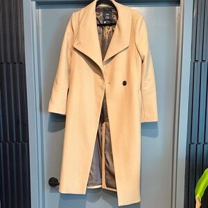 Mango Italian Wool Long Coat